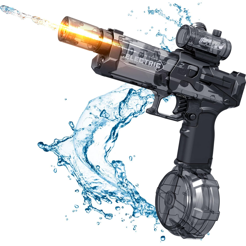 🔫💦 PISTOLA DE AGUA ELÉCTRICA – GUNS POWER SPLASH